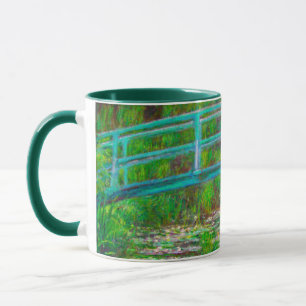 Taza Puente japonés de Monet y los lirios de agua