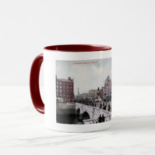 Taza Puente O'Connell, Dublín, Irlanda, estilo vintage