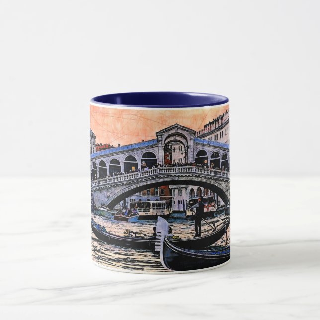 Taza Puente Rialto. Venecia. Italia. (Centro)