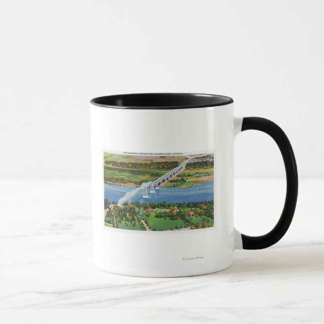 Taza Puente Rip Van Winkle sobre el río Hudson (Derecha)