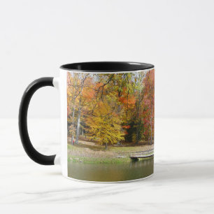 Taza Puente Seven Springs Fall III Paisaje de Otoño