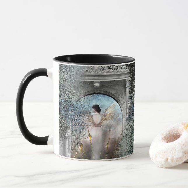 Taza Puerta a la isla de hadas (Con donut)
