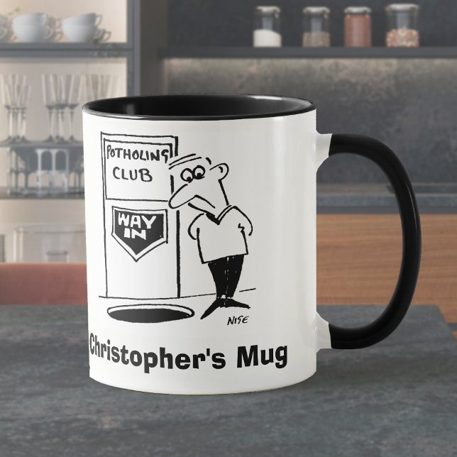 Taza Puerta del Club de Potholing. Potholer (Subido por el creador)