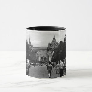 Taza Puerta del palacio real turístico de Bangkok, Tail