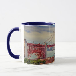 Taza Puerta Dorada de San Francisco Mug Panorámico