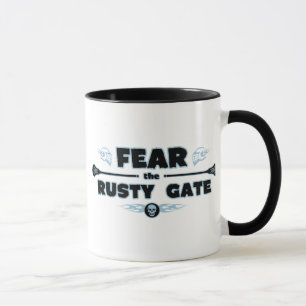 Taza Puerta oxidada - azul