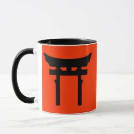 Taza puerta torii (rojo)