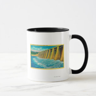 Taza Puertas del aliviadero en la presa de Bonneville