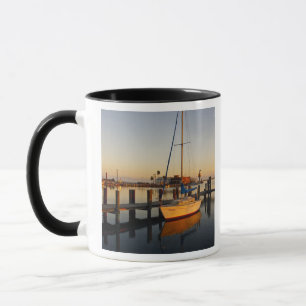 Taza puerto de Rockport, Texas al atardecer