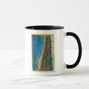 Taza Puerto del yate, las palizadas, y Santa Mónica