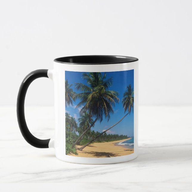 Taza Puerto Rico, Isla Verde, palmeras. (Izquierda)