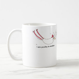 Taza puesta a tierra pollo de la yoga