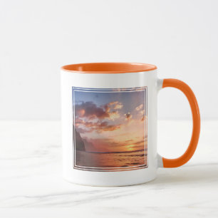 Taza Puesta de sol a lo largo de la costa de Kauai