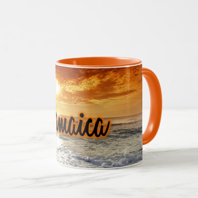 Taza Puesta de sol de Jamaica (Anverso derecho)