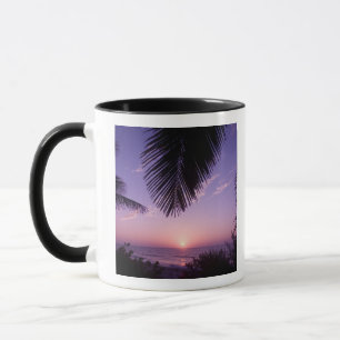 Taza Puesta de sol en West End, Caimán Brac, Islas Caim