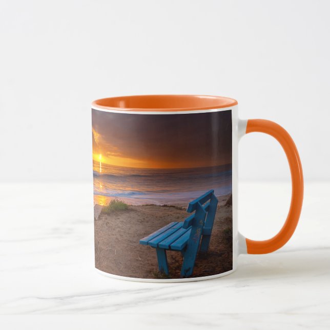 Taza Puesta de sol sobre el Océano Pacífico (Derecha)