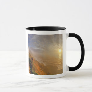 Taza Puesta de sol sobre el Océano Pacífico desde Hecet