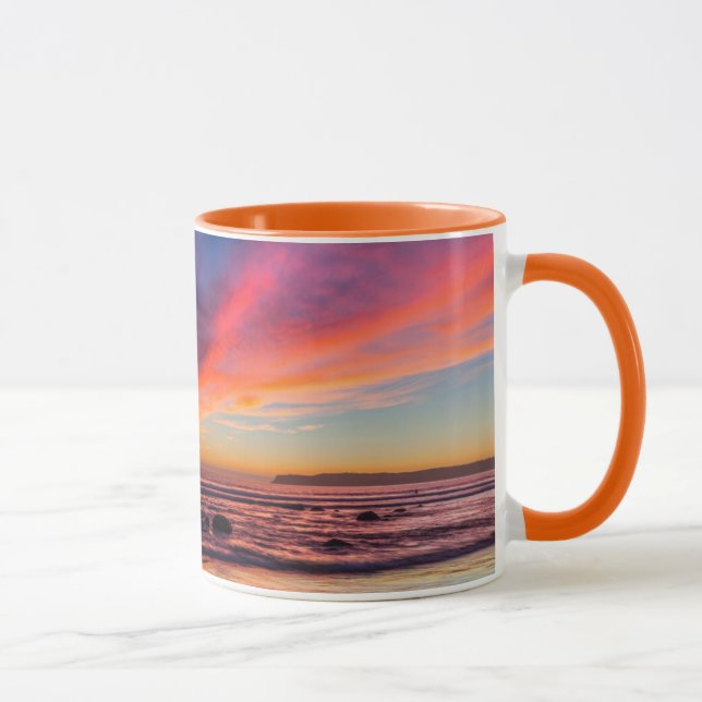 Taza Puesta de sol sobre el Pacífico desde Coronado 2 (Derecha)