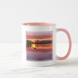 Taza Puesta de sol sobre la bahía de Alexander