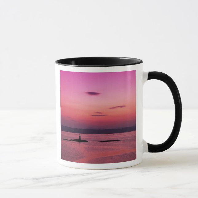 Taza Puesta de sol sobre la isla de Skye, desde Mallaig (Derecha)
