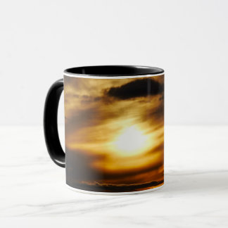 Taza Puesta de sol sobre Santa Fe