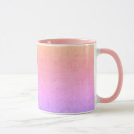 Taza puesta de sol suave