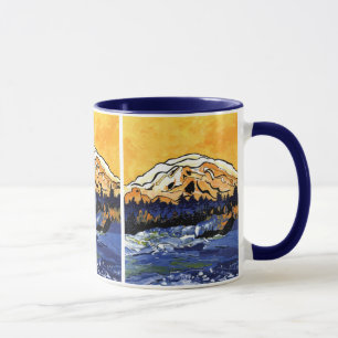 Taza Puesta del sol amarilla