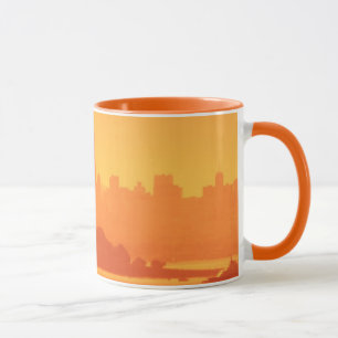 Taza Puesta del sol brillante de San Francisco