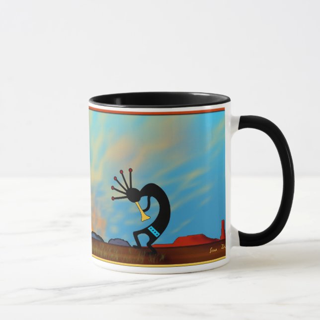 Taza Puesta del sol del desierto del sudoeste (Derecha)