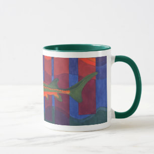 Taza Puesta del sol del esturión