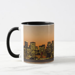 Taza Puesta del sol hermosa en San Francisco