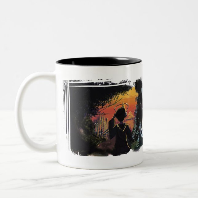 Taza - puesta del sol lo-fi por micgurro (Izquierda)