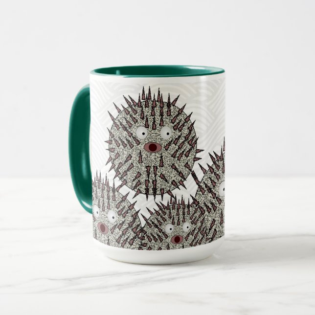 Taza Puffer Fish Mug (Anverso izquierdo)
