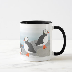 Taza Puffins Mug