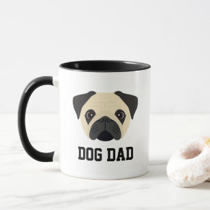 Taza Pug Dog Dad Mug