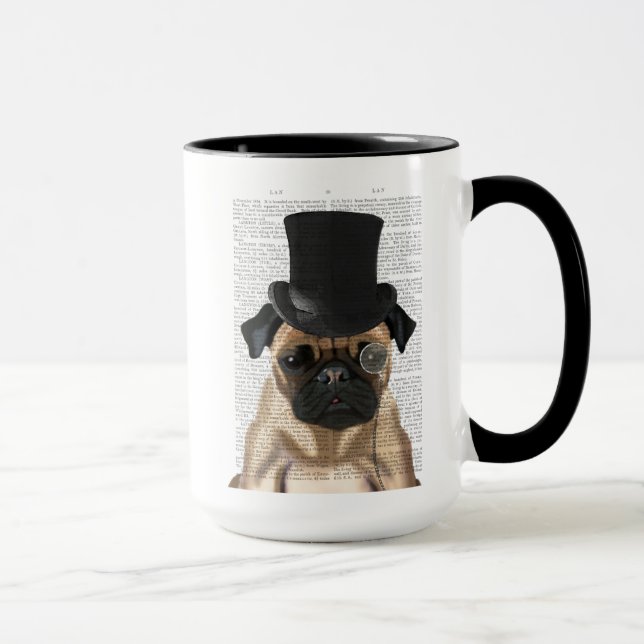 Taza Pug, hebilla formal y Gorra (Derecha)