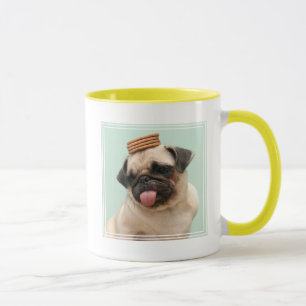 Taza Pug quiere tratamientos