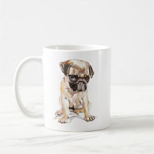 Taza Pug – Regalo de Taza de Café para Mamá de Per