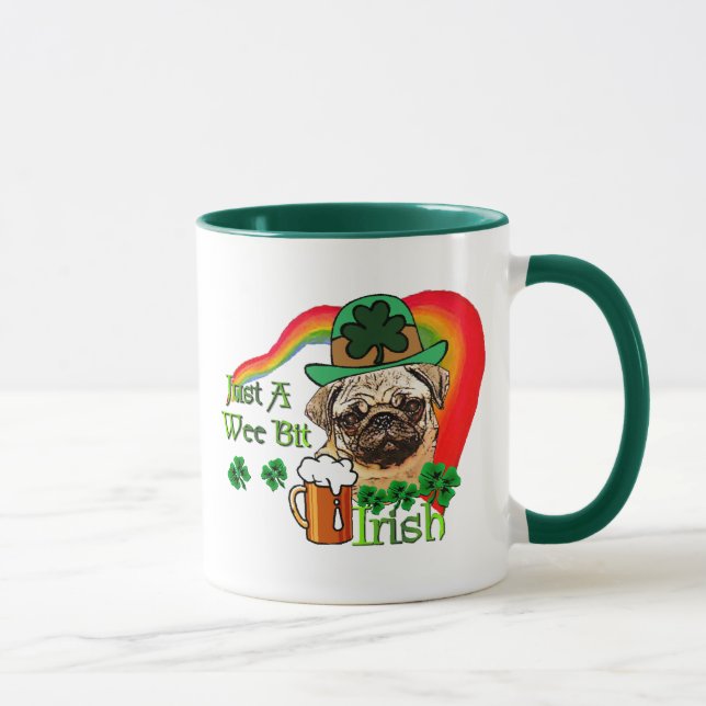 Taza Pug St Patricks (Derecha)