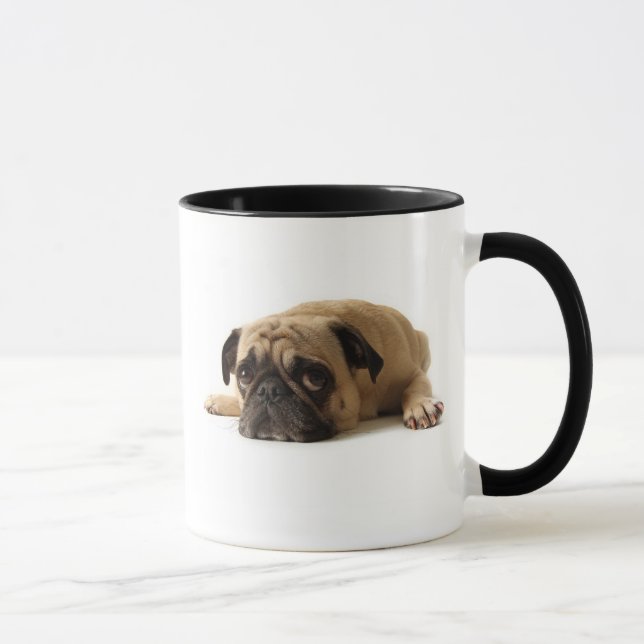 Taza Pug triste (Derecha)