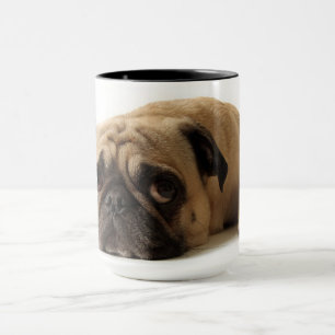 Taza Pug triste