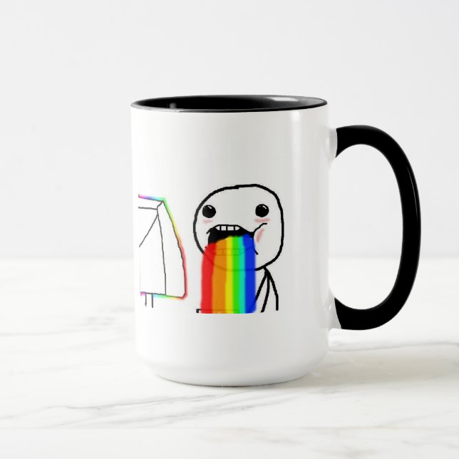 Taza Puking de los arco iris (Derecha)