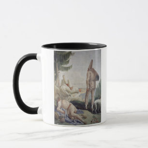 Taza Pulcinella el día de fiesta