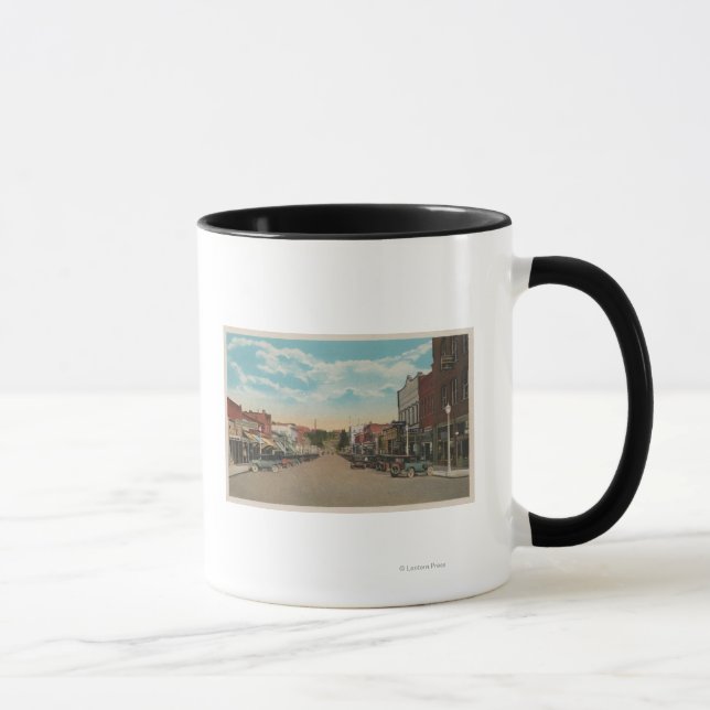 Taza Pullman, WAView de Main StreetPullman, WA (Derecha)