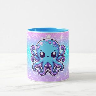Taza Pulpo azul lindo