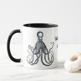 Taza Pulpo extraño personalizado