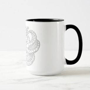 Taza Pulpo modelado étnico