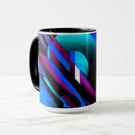 Taza "Pulso geométrico"