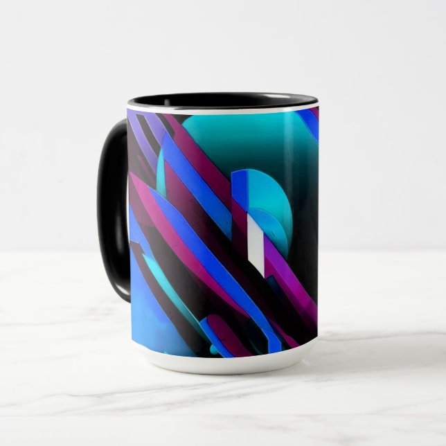 Taza "Pulso geométrico" (Anverso izquierdo)
