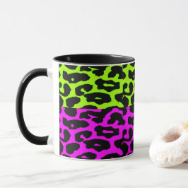 Taza Punk Leopard Coffee Mug